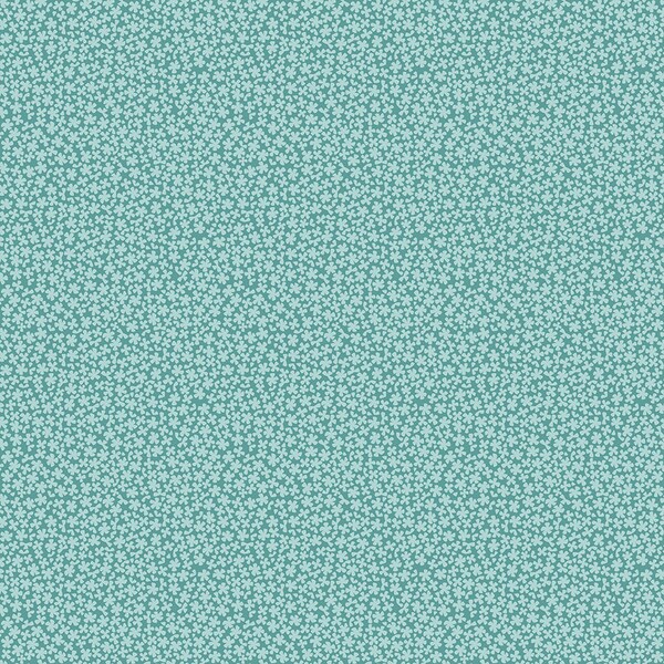 Sunshine and Sweet Tea - Sweet Alyssum Teal Print - by Amanda Castor of Material Girl Quilts for Riley Blake Designs