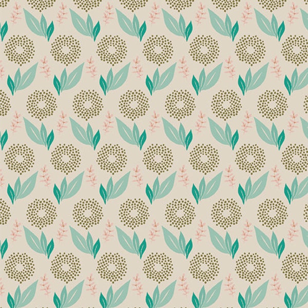 Haven Collection - Clayflower Fresh Print - By Amy Sinibaldi for Art Gallery Fabrics