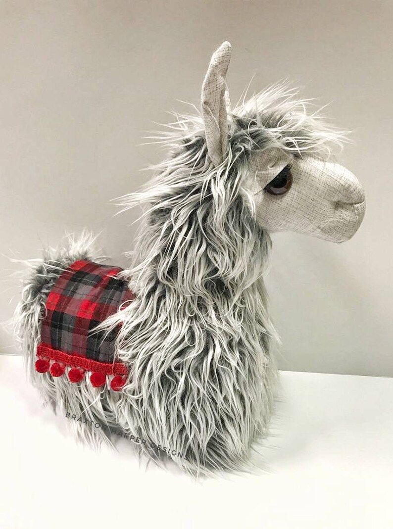 Stuffed Llama Pillow Palhandmadelimited Holiday Edition. - Etsy