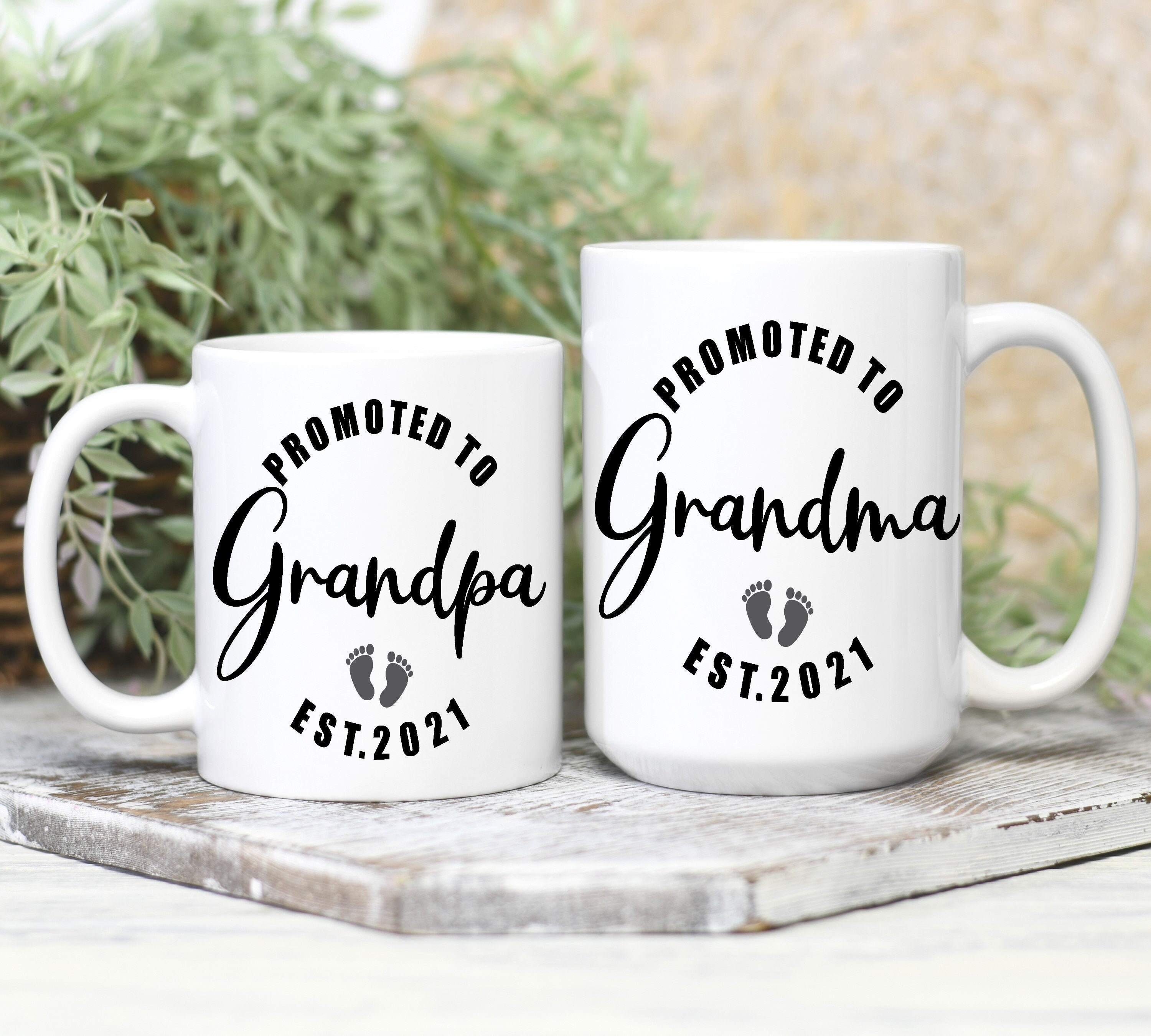 Grandparent Mug Baby Announcement Mug Mugs with sayings New Etsy