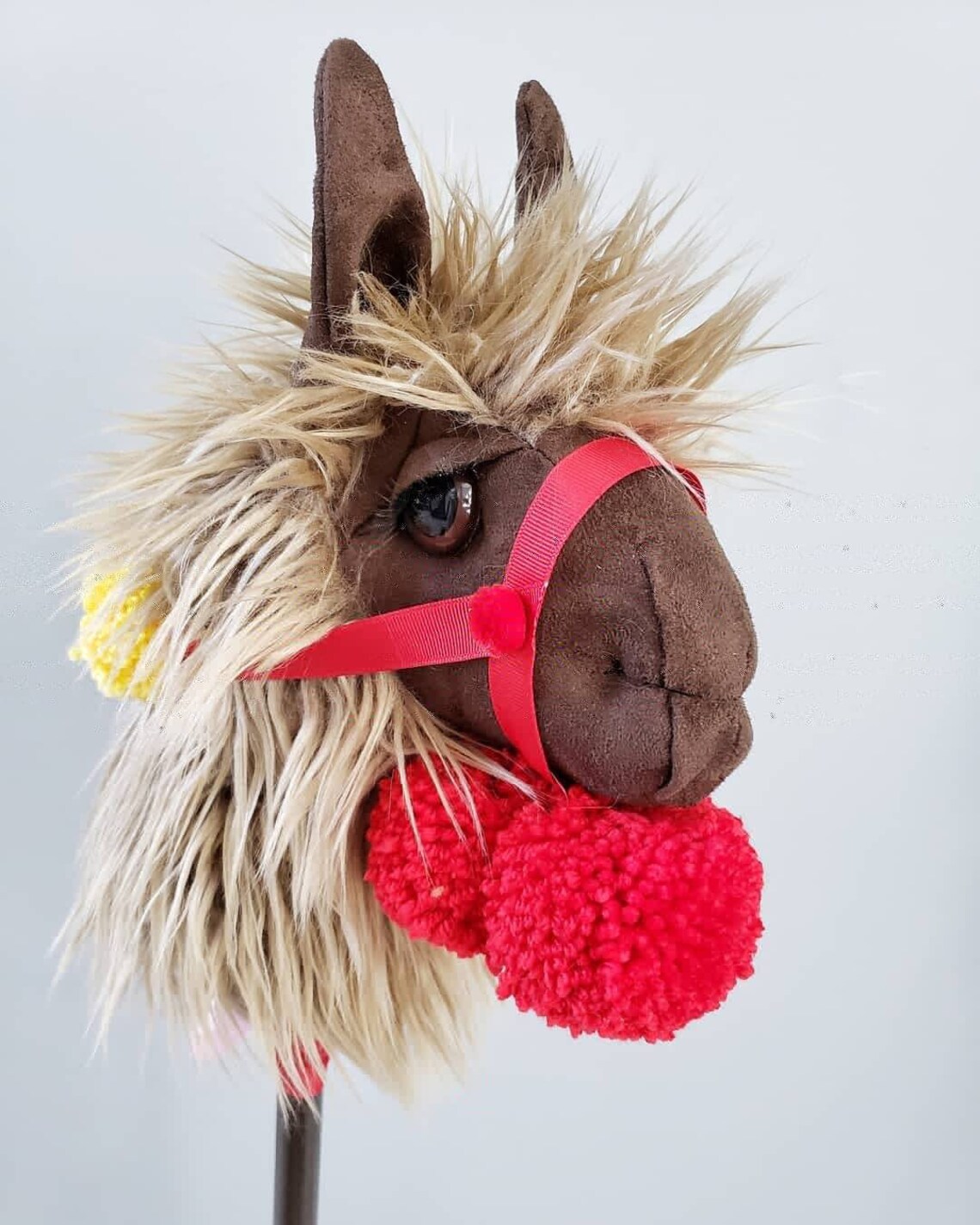 Stick llama stick animal handmade one of a kind stick Etsy