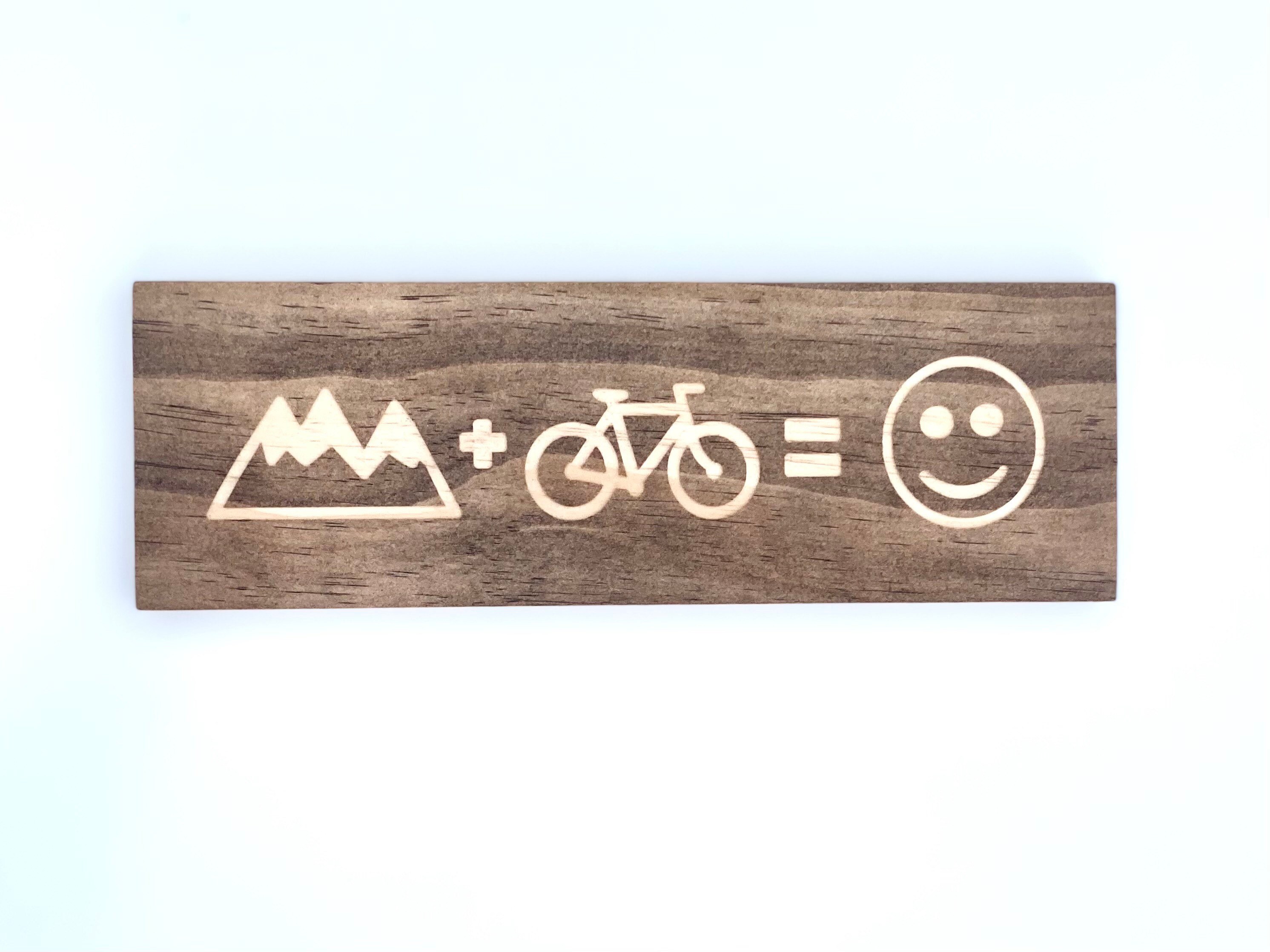 Mountain Bikes Smile Mountain Bike Decor Mountain Bike Art Etsy