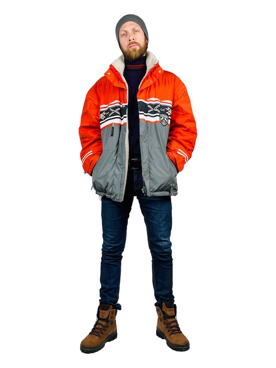 Bogner orange ski jacket shop