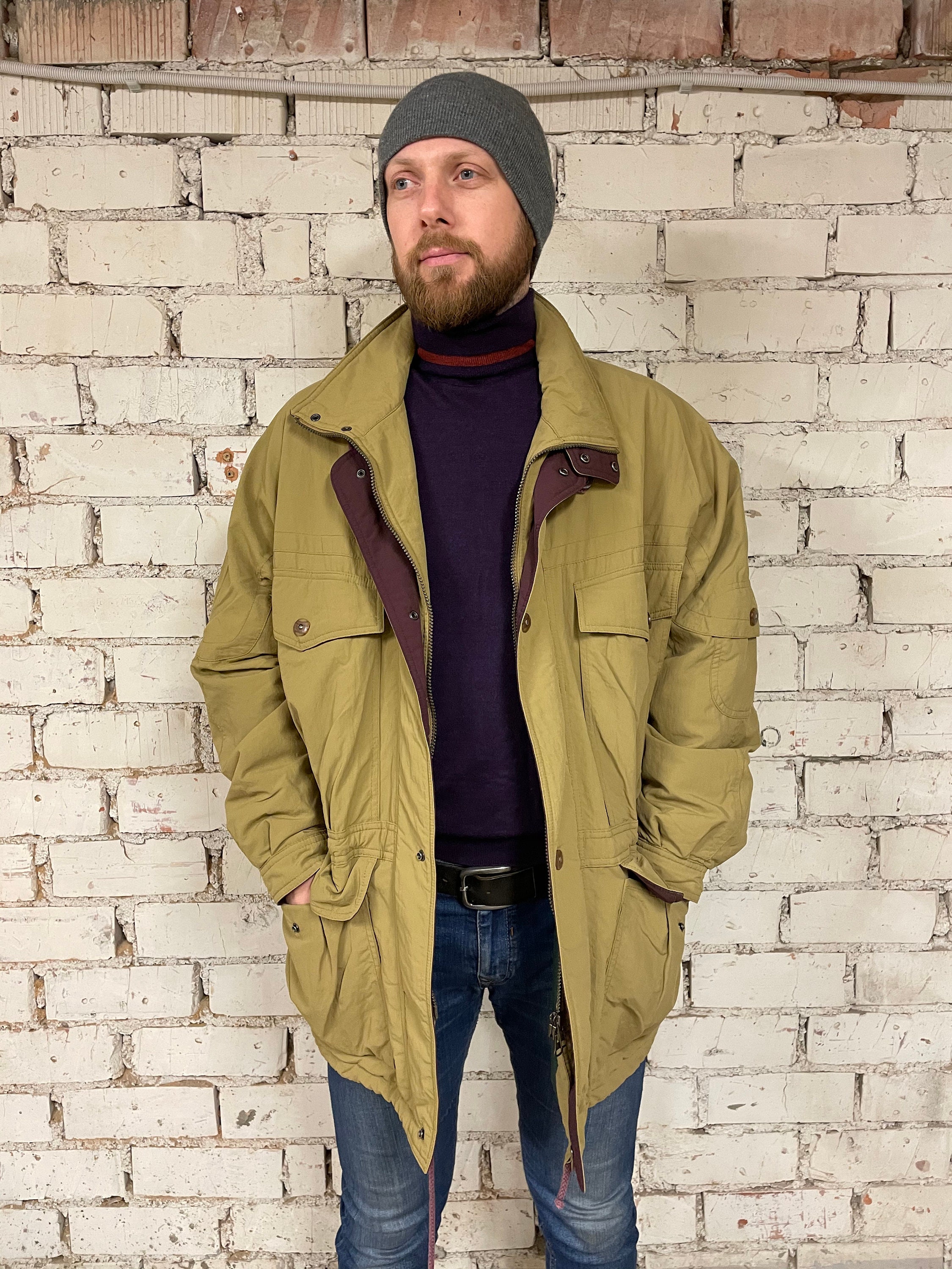 Vintage Jacket Men / 90s Winter Jacket / Oversized Jacket Vintage Jacket Men / 90s Winter Jacket / Oversized Jacket
