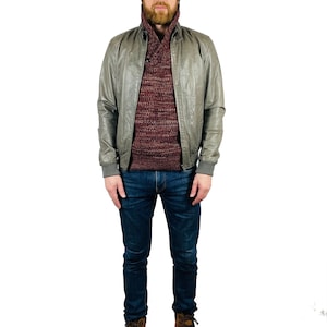 Veste en cuir homme vintage / motard en cuir homme / veste en cuir homme vintage / veste en cuir des années 90 / blouson aviateur en cuir des années 90