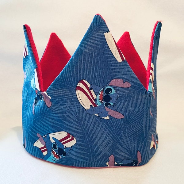 Kids crown / Movie birthday party  / personalized crown / Birthday party Hat / Custom Crown /  Kids Crowns / Fabric Crowns