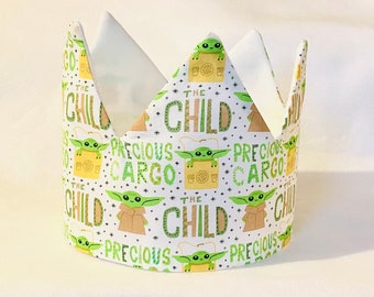 Baby crown / Crown birthday party / tv show crown/ personalized crown / Birthday party Hat / Custom Crown / Kids Crowns / Fabric Crowns