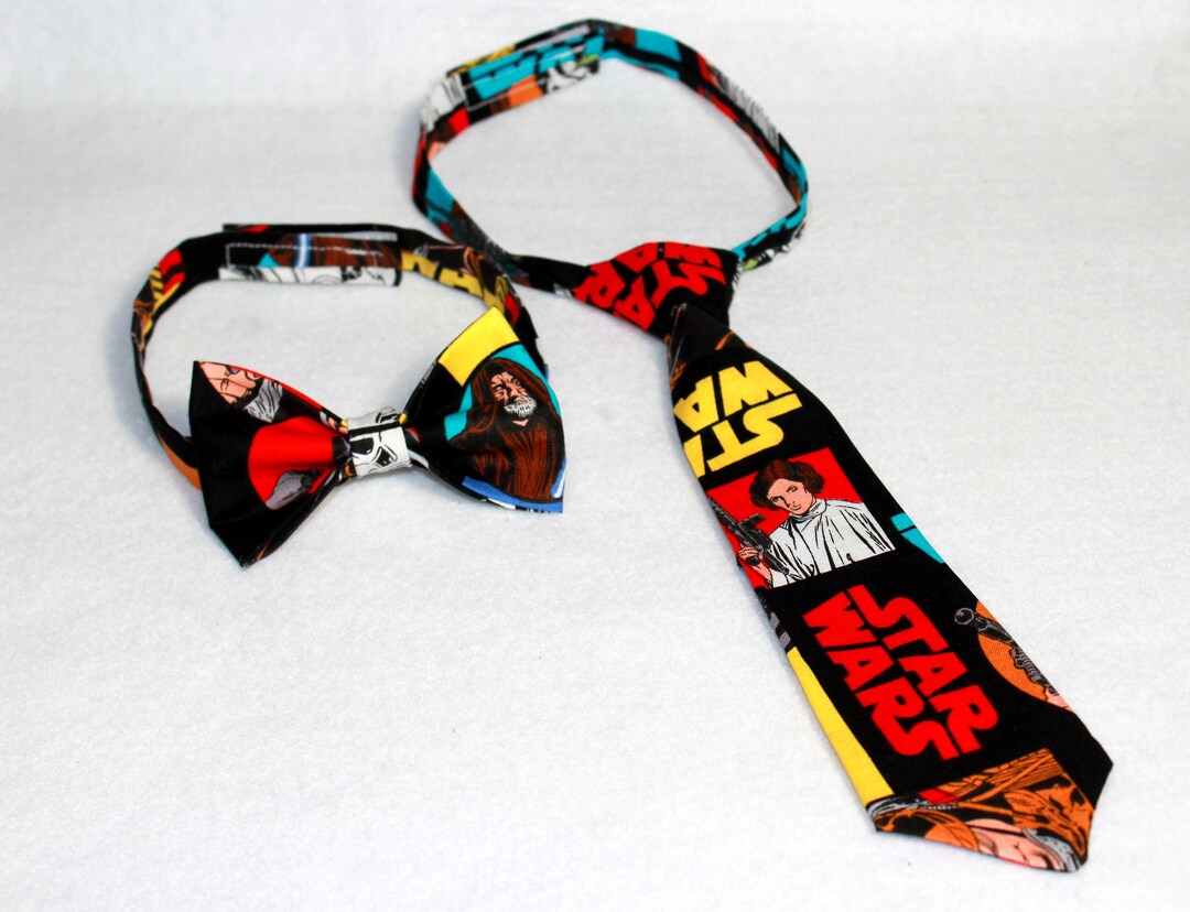 Star Wars Bow Tie / Star Wars Adjustable Child Necktie / Darth Vader