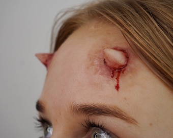 Small Devil Horns: Silicone Prosthetic - Halloween Cosplay SFX