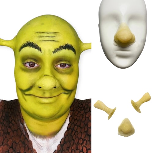 Shrek Nose and Ears Prosthetics Liquid Latex Character Etsy Ireland