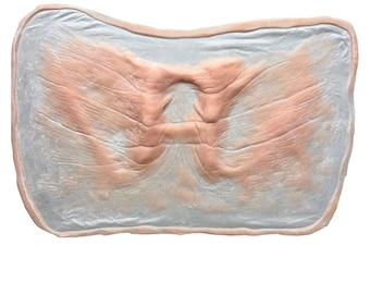 Silicone Old Age Neck Prosthetic - SFX Halloween Makeup