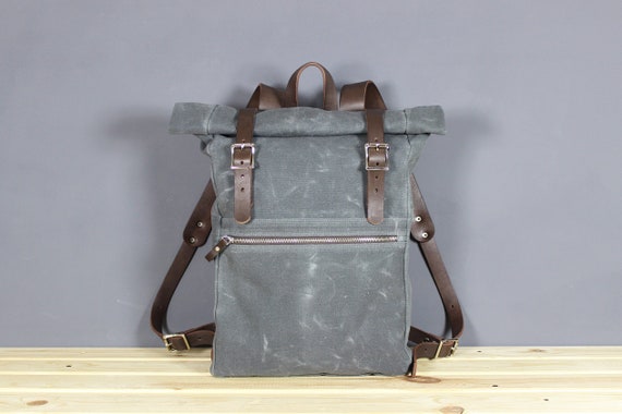 Herren Echtleder Rucksack Laptoptasche Grosse Wanderreise Camping Weitermachen Ne Ebay
