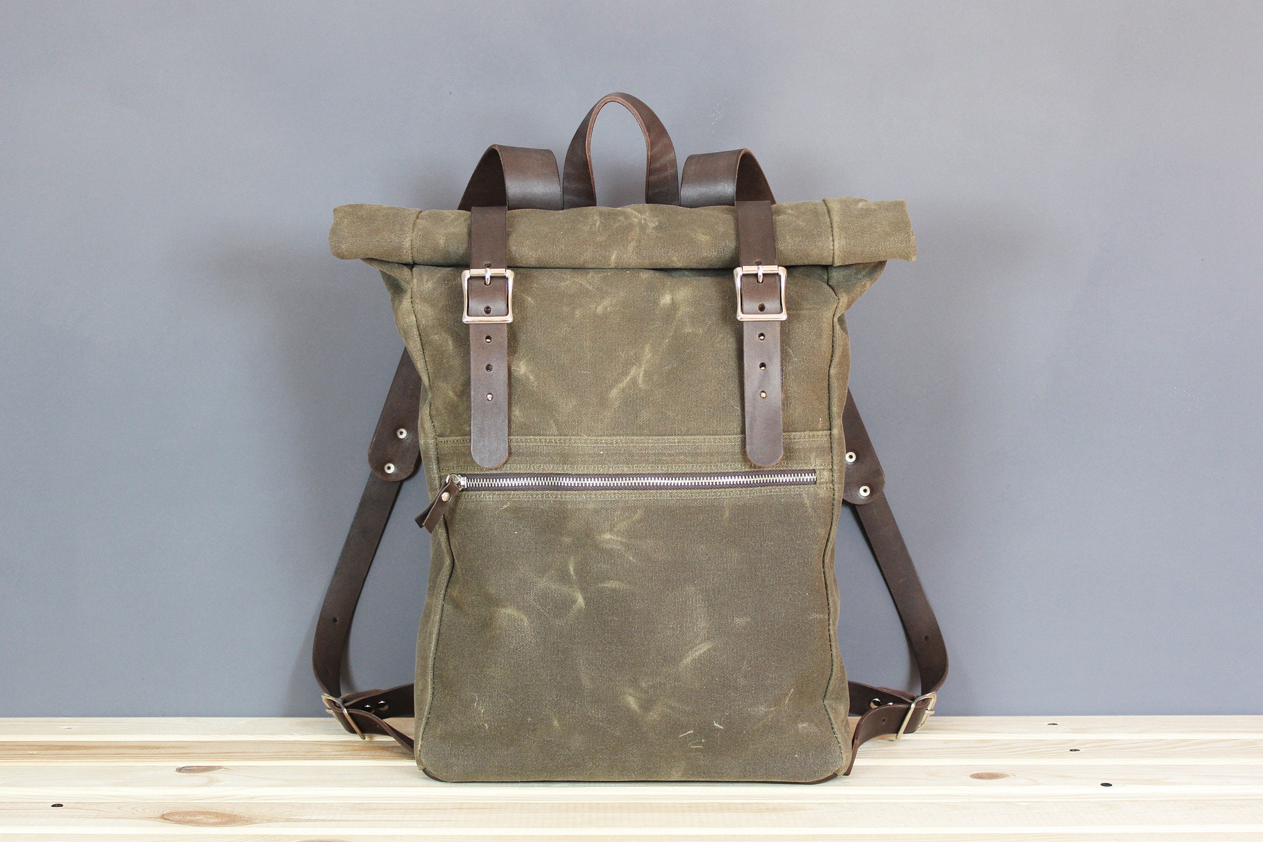 martexin waxed canvas backpack