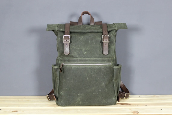 martexin waxed canvas backpack