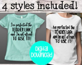 Download Teacher Look Svg Etsy