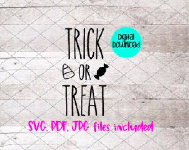 Trick or Treat Rae Dunn inspired SVG JPG PDF halloween svg ...