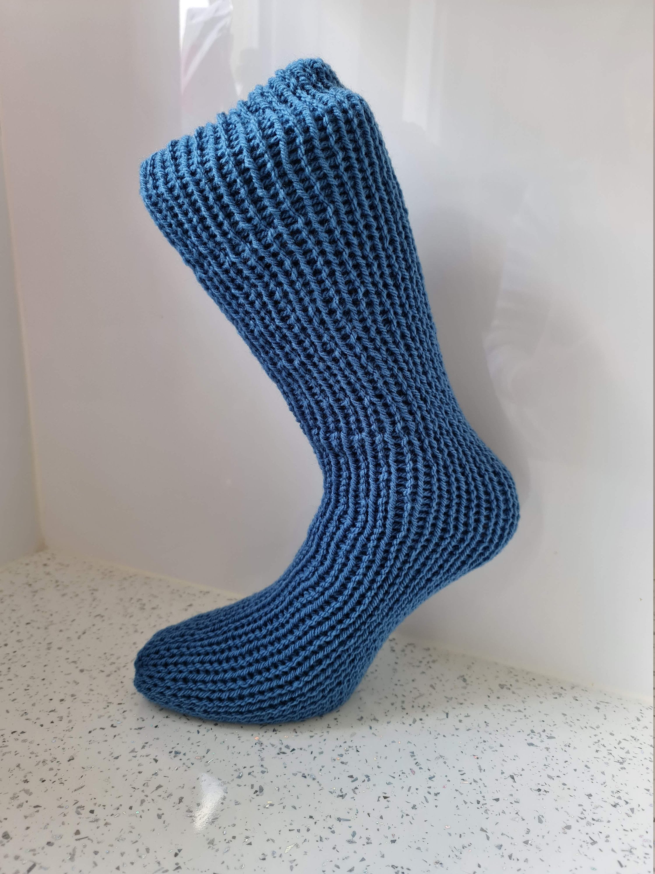 Double Layer Knitted Tube Socks. One Size Fits All. Etsy