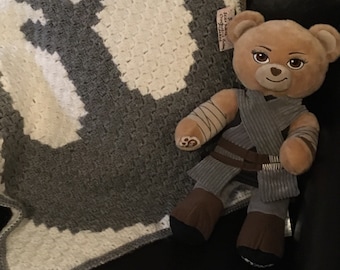 STAR WARS Rebel Crocheted Baby Stroller/Crib Blanket- Boys or Girls!Perfect Baby shower gift for your little rebel!