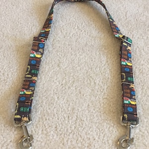 FRIENDS 2 Dog Adjustable Length Dog Leash with 360 Swivel
