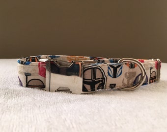 Star Wars Mandalorian Helmet Dog Collar
