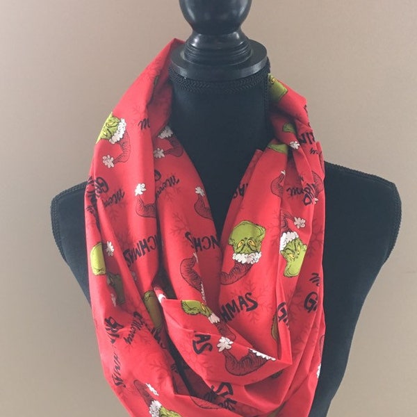 Grinch Scarf Etsy