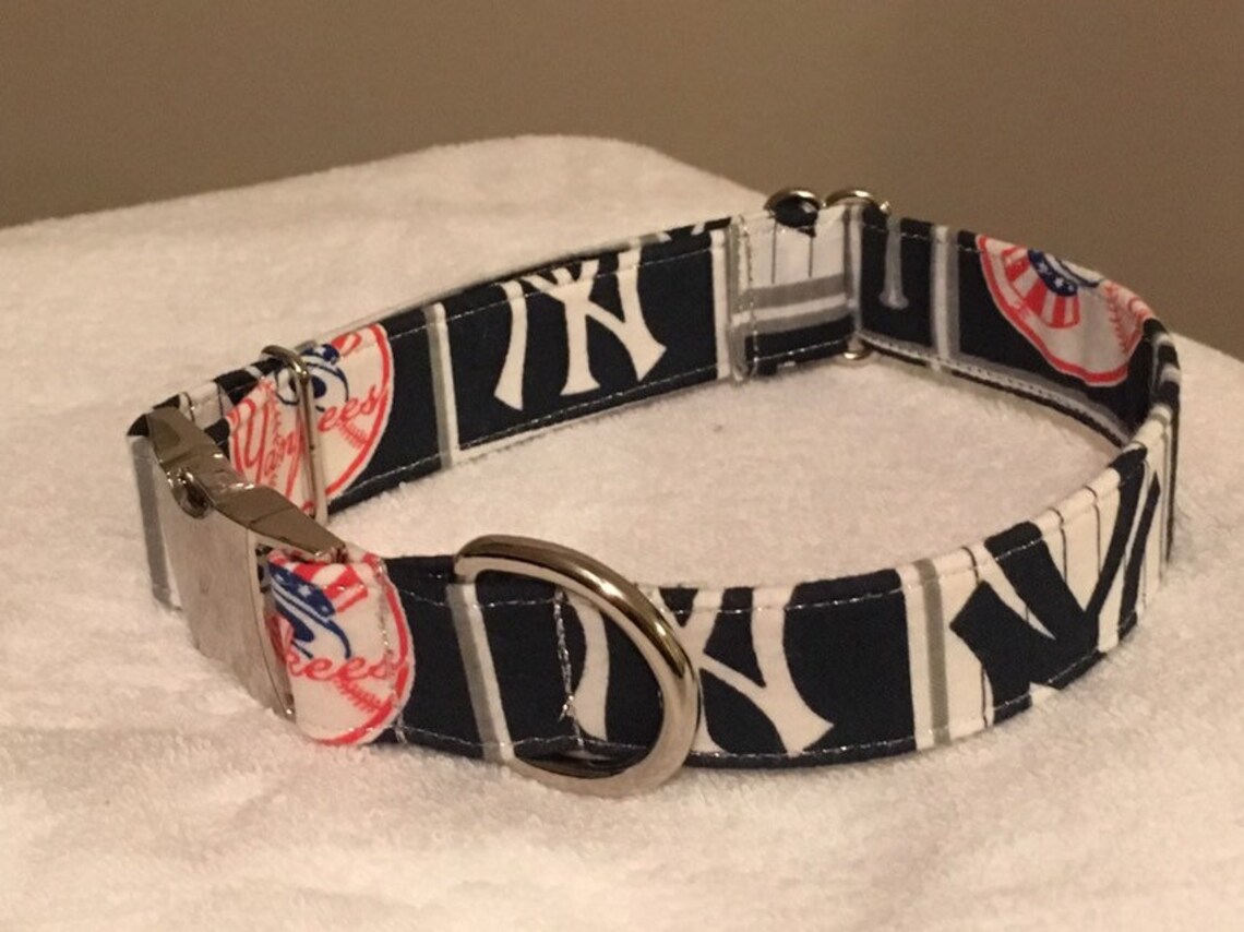 New York Yankees Dog Collar And/or Dog Leash Save on 2 Etsy