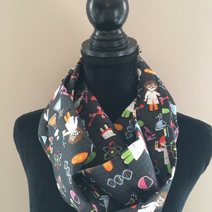 Ladies’ SCIENCE School Teacher/ Chemist Infinity Scarf