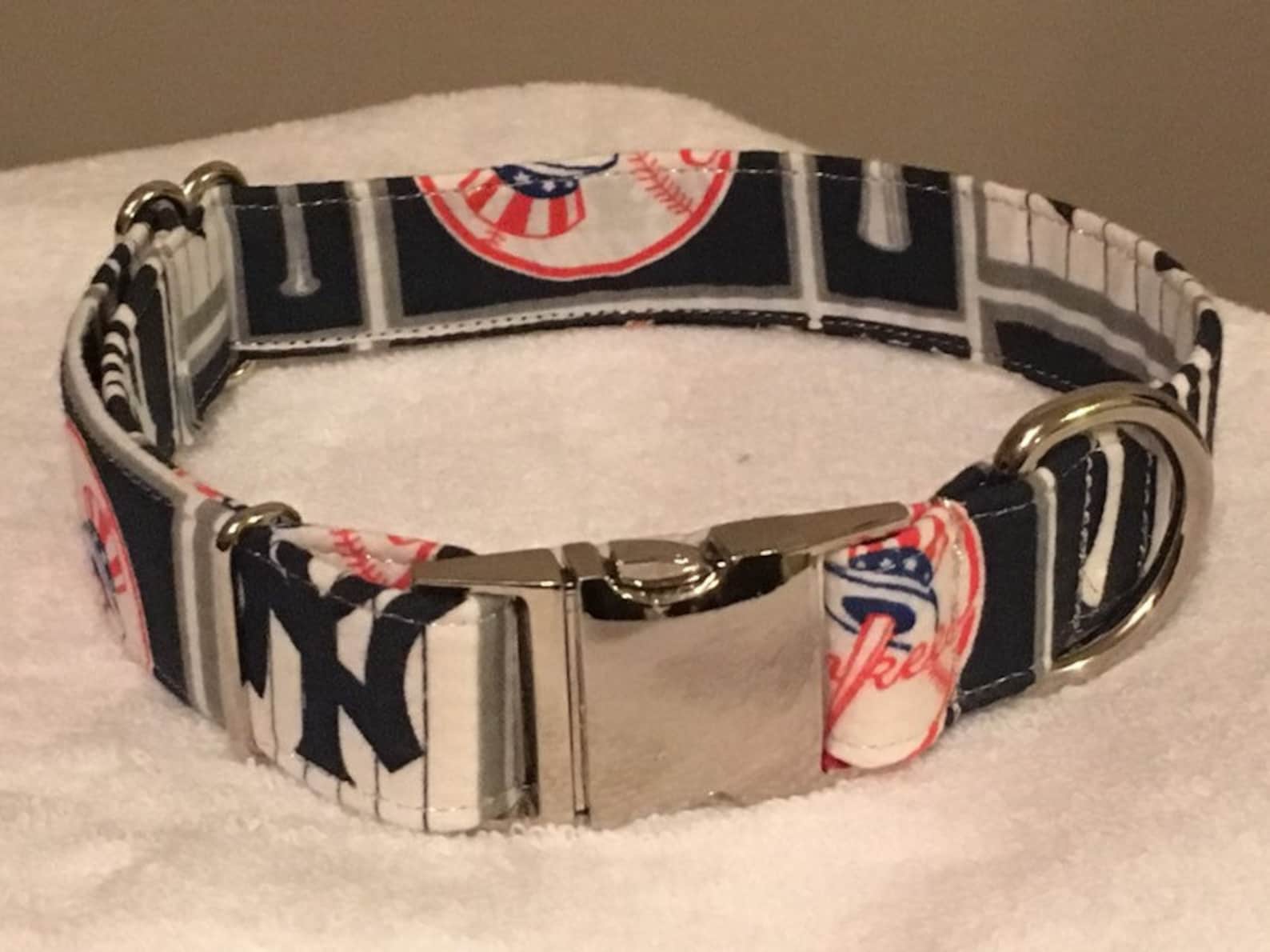 New York Yankees Dog Collar And/or Dog Leash Save on 2 Etsy