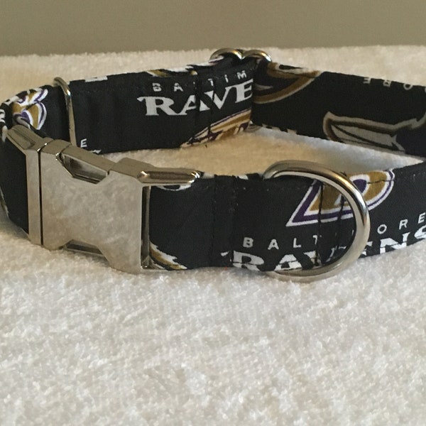 Baltimore RAVENS Football Team Dog Collar and/or Dog Leash**** save on 2 when you purchase both at once