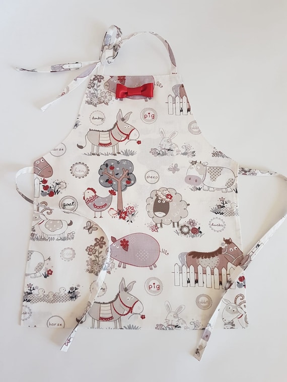 kids apron etsy