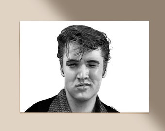 Elvis Presley, elvis, singer, icon, legend, portrait, print, decoration, music, king, rock and roll