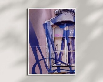 Maria Window: Portugal, Algarve Home Decor, Fine Art Paper