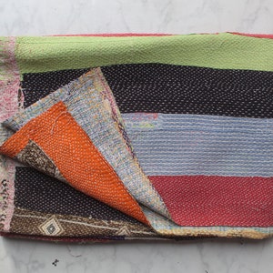 Atemberaubende vintage Kantha Quilt,Boho,Bettwäsche Quilt,Decke,indische Quilt,Baumwoll Quilt,Twin Size Quilt, Housewarming, Home Decor Geschenke