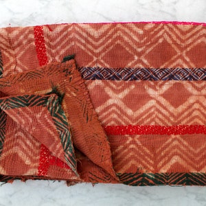 Vintage handblok kantha-quilts/modder geverfd/quilt van gerecyclede stof/kantha/beddengoed/huisdecoratie cadeau/dekens/dekens/Ralli-quilt/Indiase quilts