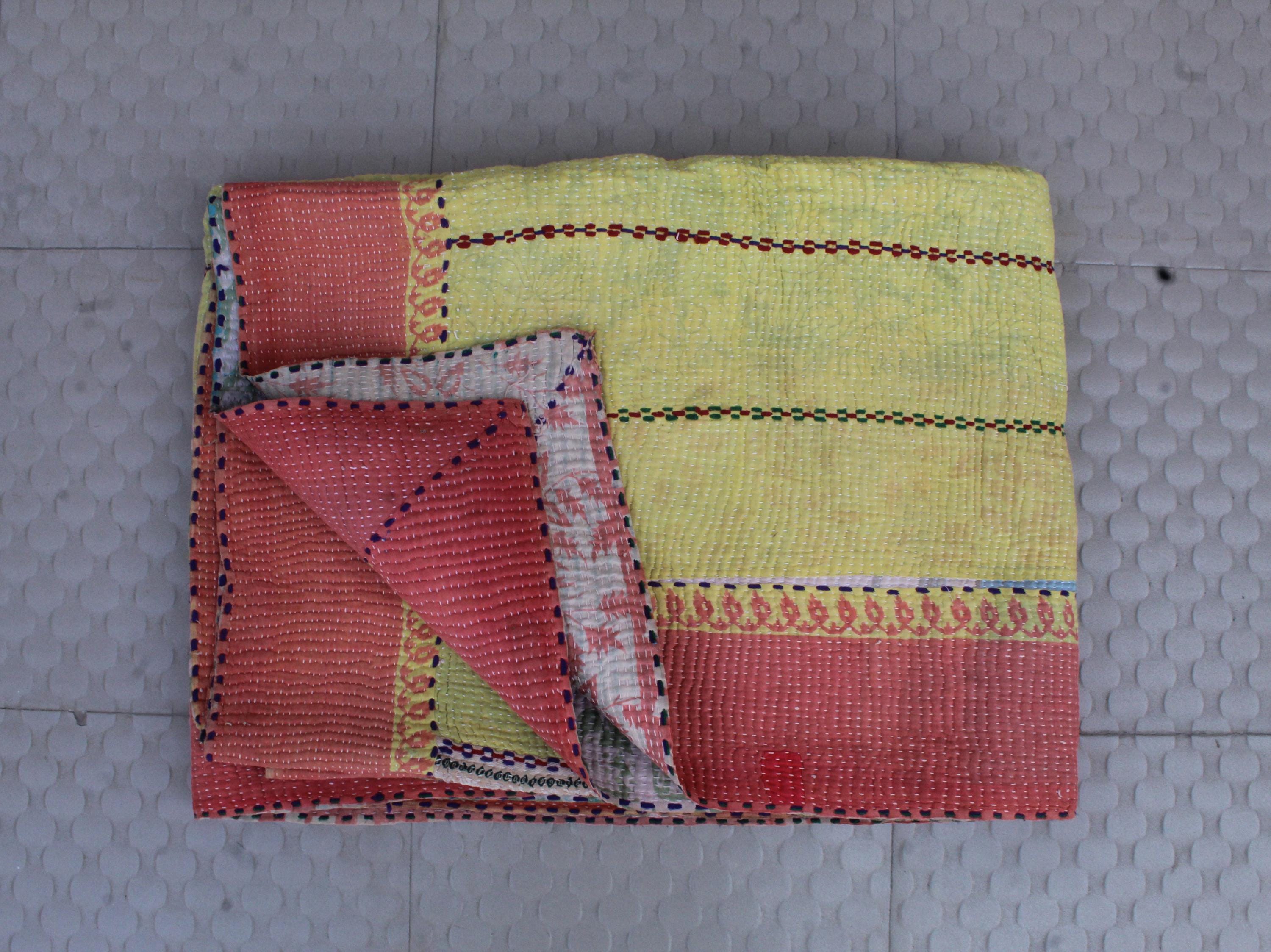 Vintage kantha quilt - Etsy 日本 Vintage kantha quilt - Etsy 日本