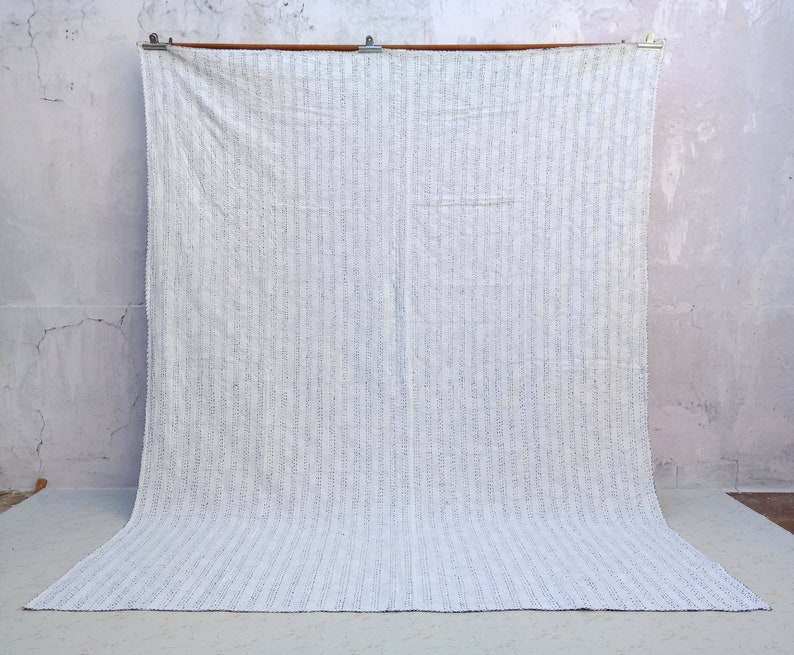 Blanket Bedspread Indigo Kantha Quilt Bedding Kantha Quilt Home Decor Amazing Indigo King Size Kantha Quilt Christmas Handmade Quilt
