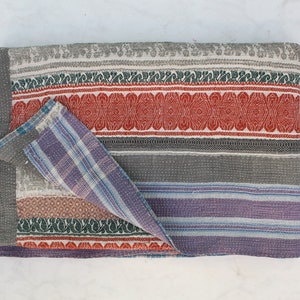 Old Antique Look vintage Quilt Bohemian,Bedding Quilt,Throw Blanket,Indian Quilt,Cotton Quilt,Twin size Quilt, kantha quilt, Christmas Gifts