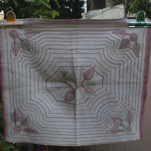 Beautiful Nakshi kantha Throws,Antique Multi Royal Bedding Organic Cotton Handmade Quilt,Vintage Art of Embroidery,New Year Home decor Gifts