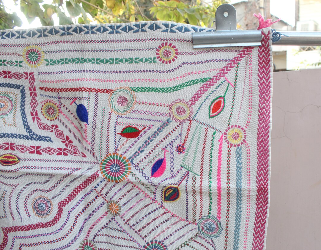 Exclusively Heavy Nakshi Kantha , Handmade Kantha Throws Antique Multi ...