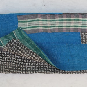 Schöne feine qualität Vintage Kantha Quilts Bio-Baumwolle Kantha Quilt Reversible Ralli Neue Ankunft Handgefertigte Decke aus recycelter Baumwolle