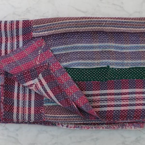 Hochwertige Patchwork Kantha Quilt Alt aussehende Kantha Quilt Hand genähte Decke mit Baumwolle Kantha Bettdecke für HomeDecor