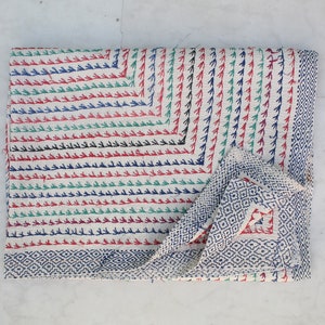 Handmade Indian Nakshi Kantha Antique Multi Royal Bedding Organic Cotton Handmade vintage kantha Quilt Exclusively Heavy Kantha