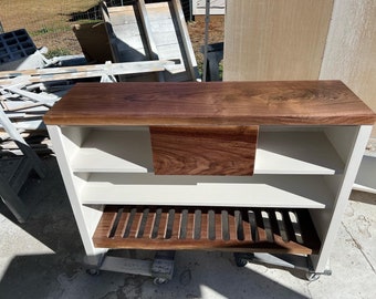 black walnut entryway table || custom size and color