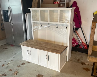 Shaker Doors Add-on: Entryway Hall Tree or Bench