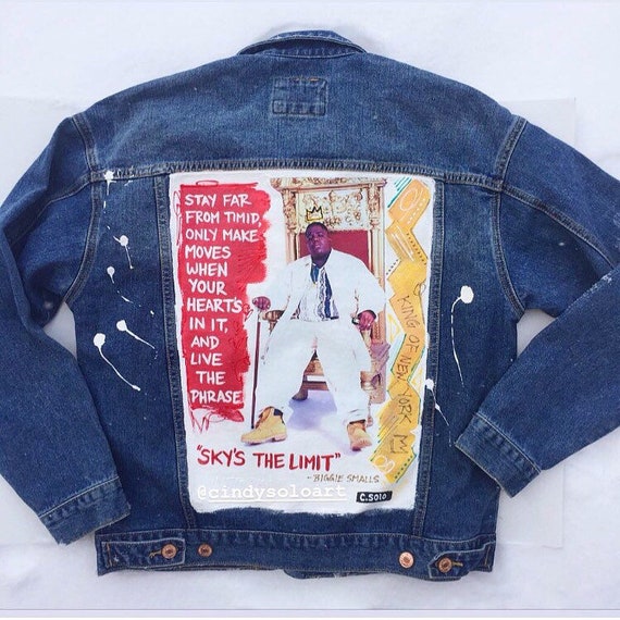 biggie smalls denim jacket