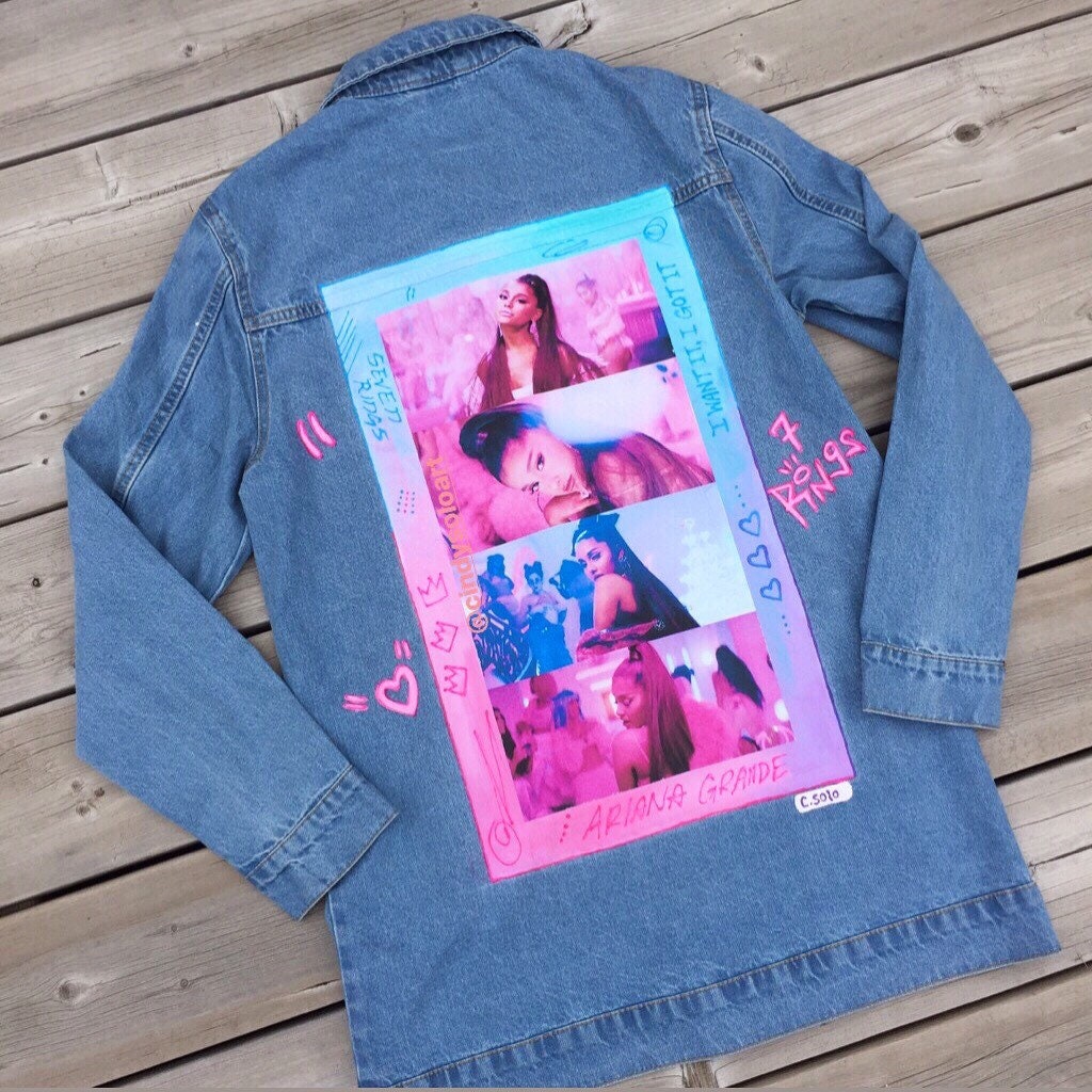 ariana grande denim jacket