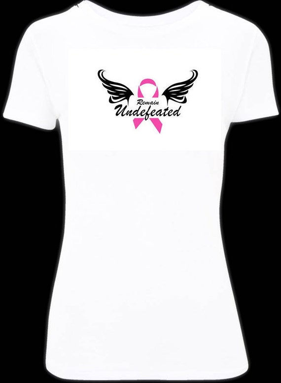 Remain Undefeated ~ Breast Cancer Survivors T-shirt - Etsy