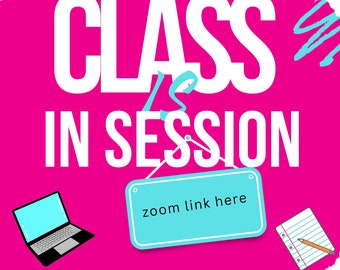 Class In Session DIY Canva Flyer