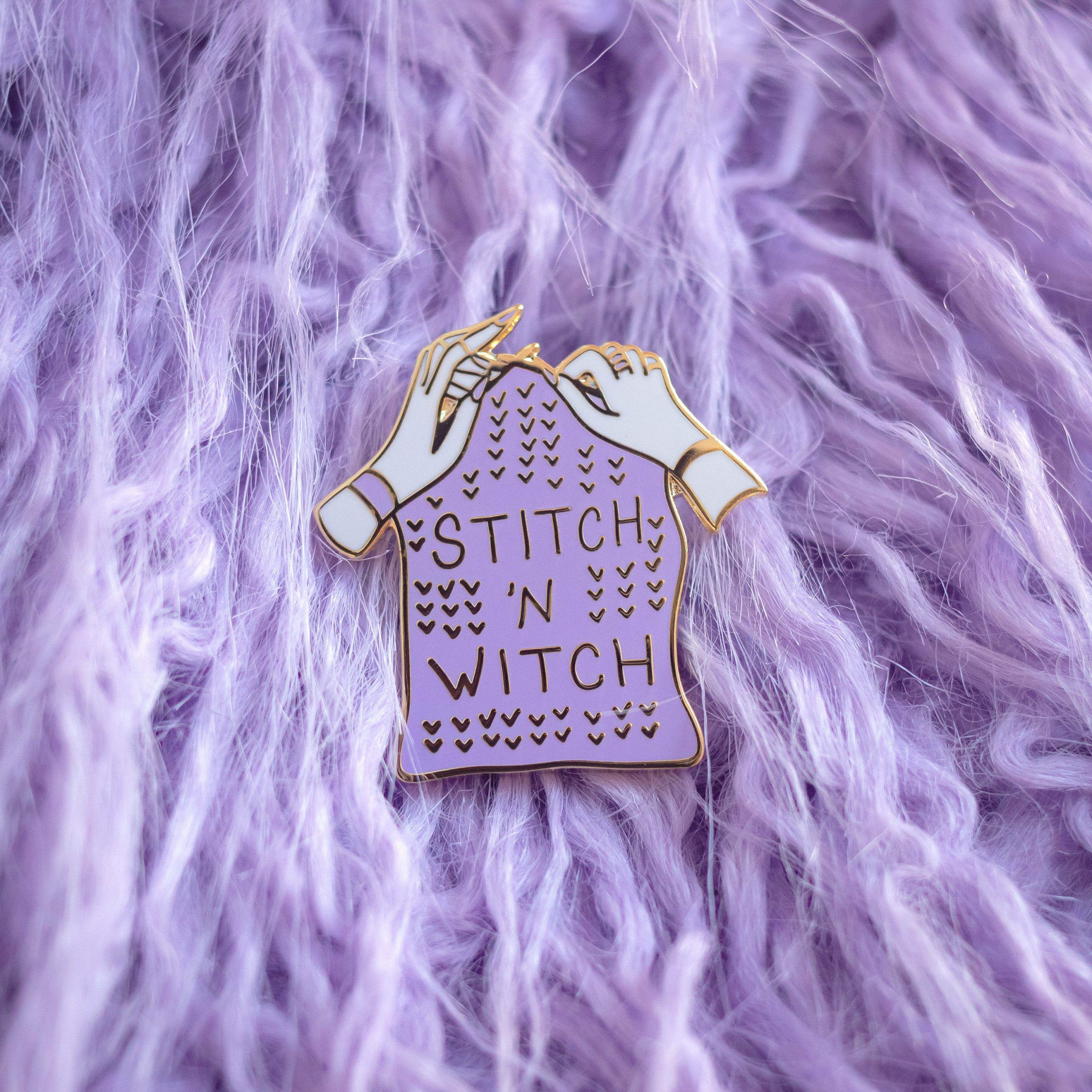 Enamel Pin, Stitch Witch