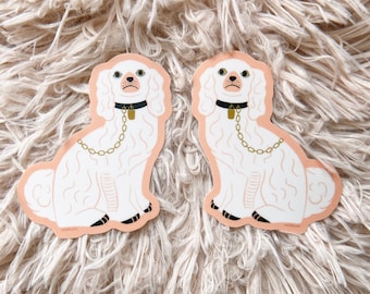 Staffordshire Dogs Sticker Set